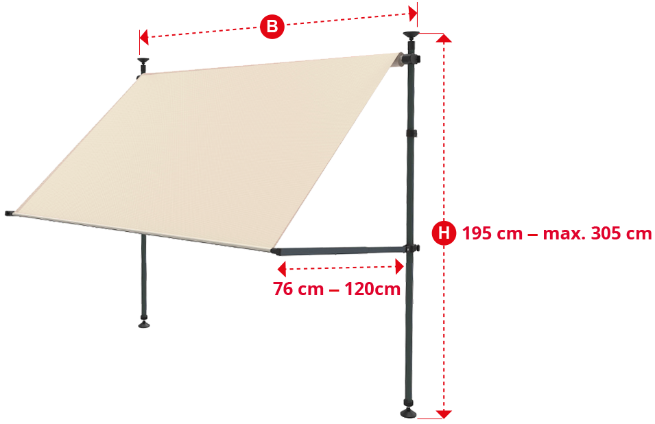 Balkonmarkise Standard